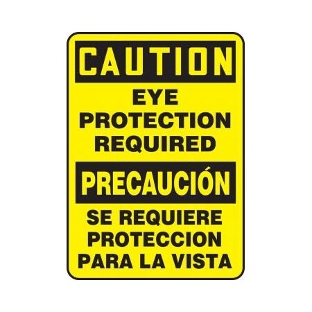 BILINGUAL SPANISH OSHA CAUTION SBMPPA667XL